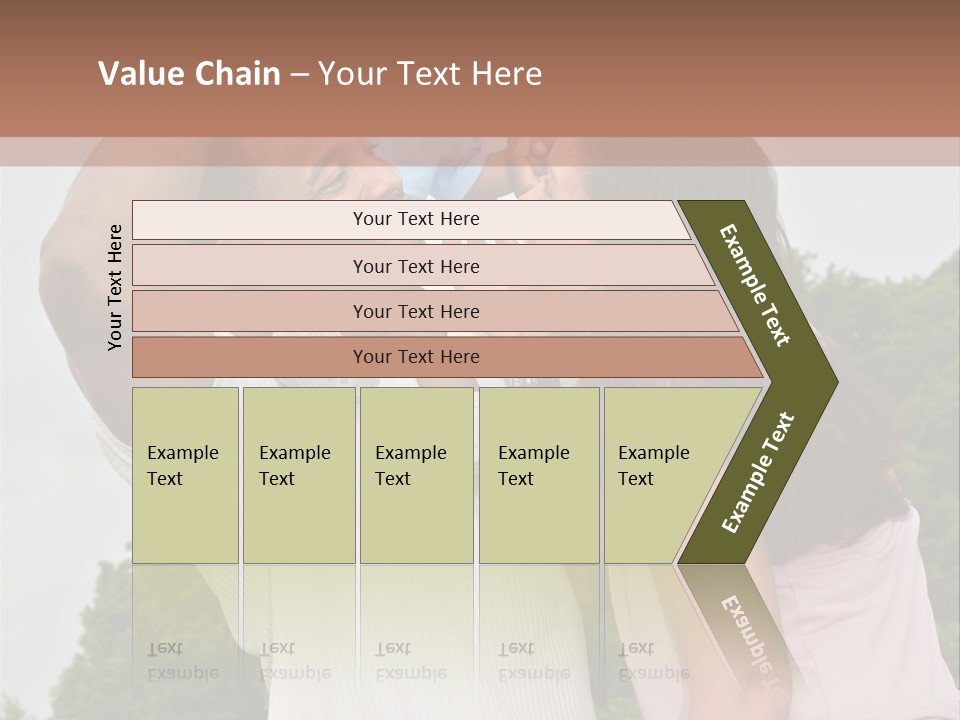 Plump Cartoon Cutout PowerPoint Template