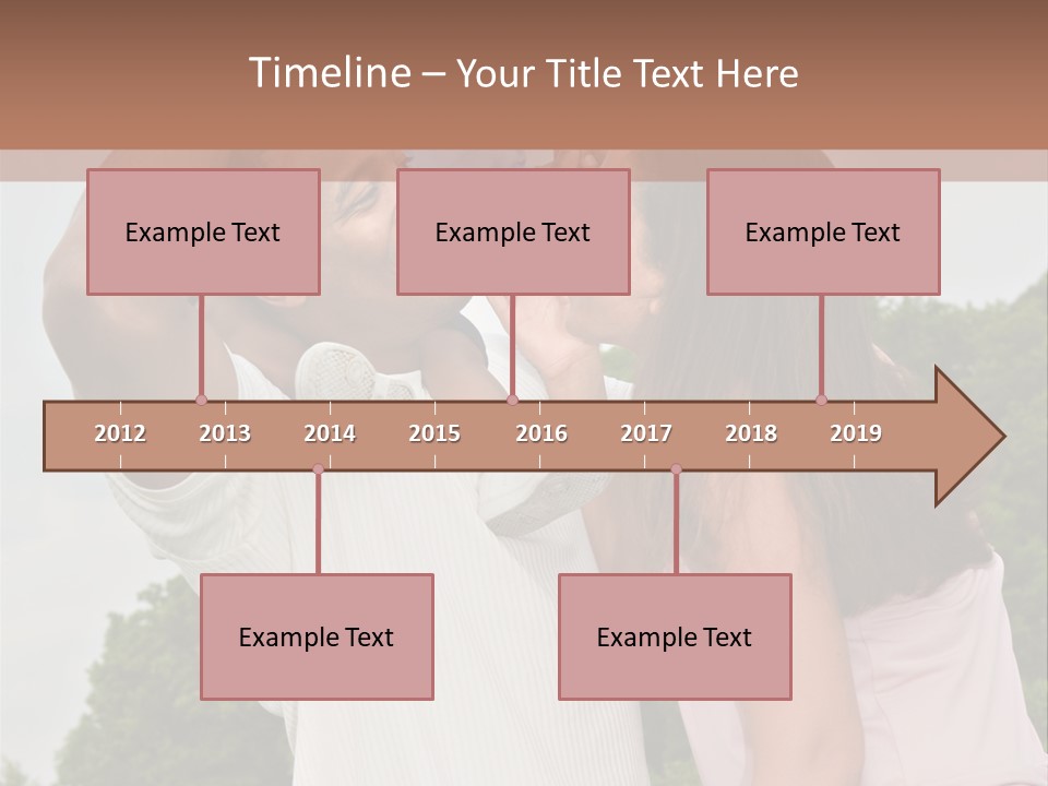 Plump Cartoon Cutout PowerPoint Template