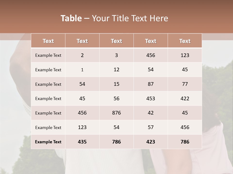 Plump Cartoon Cutout PowerPoint Template