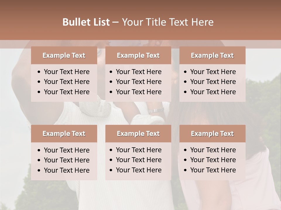 Plump Cartoon Cutout PowerPoint Template