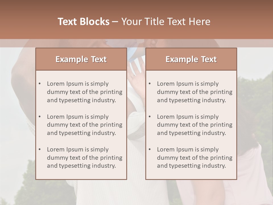 Plump Cartoon Cutout PowerPoint Template