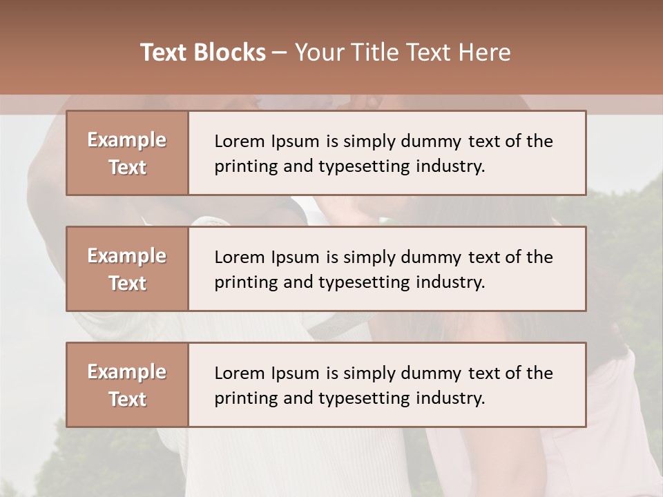 Plump Cartoon Cutout PowerPoint Template