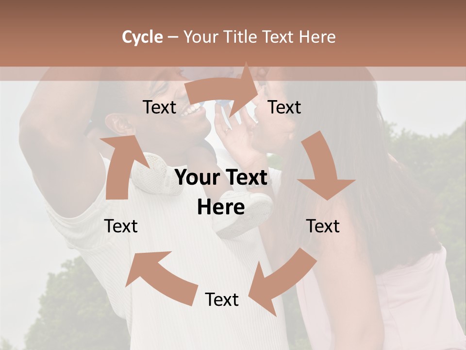 Plump Cartoon Cutout PowerPoint Template