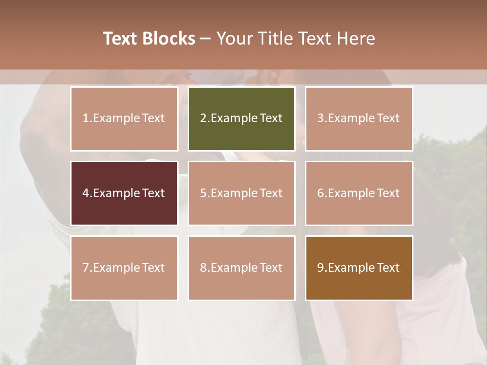 Plump Cartoon Cutout PowerPoint Template