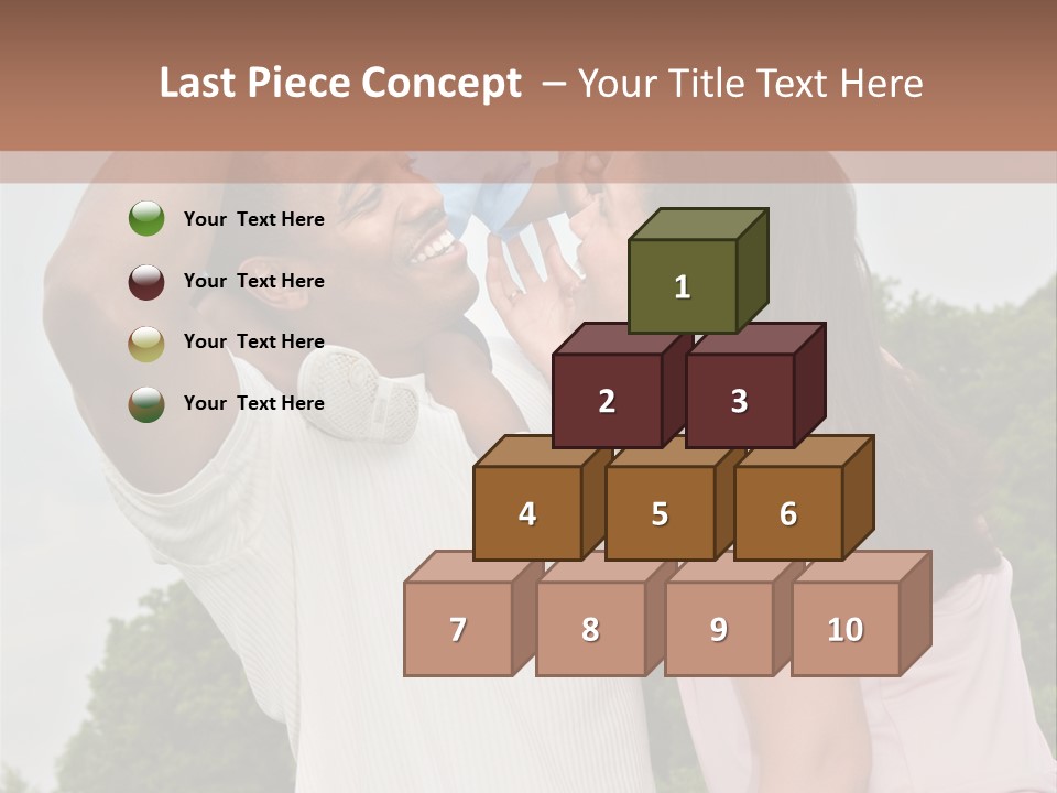 Plump Cartoon Cutout PowerPoint Template