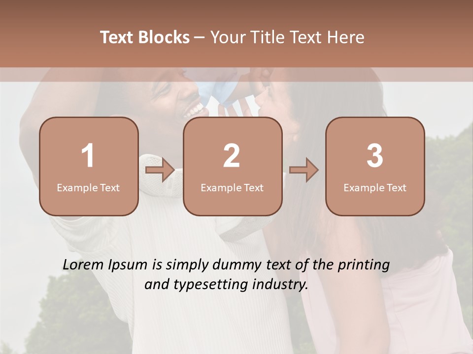 Plump Cartoon Cutout PowerPoint Template