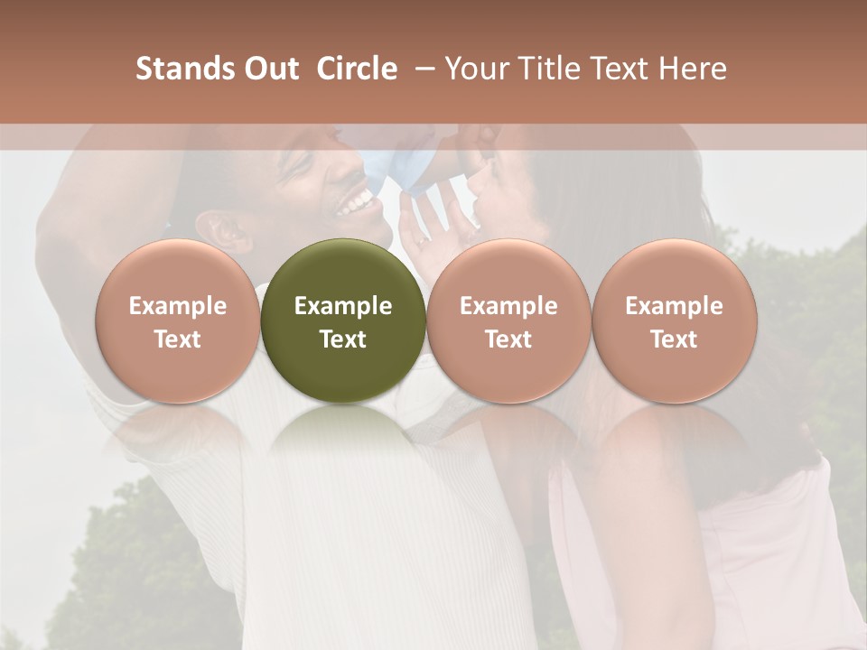 Plump Cartoon Cutout PowerPoint Template