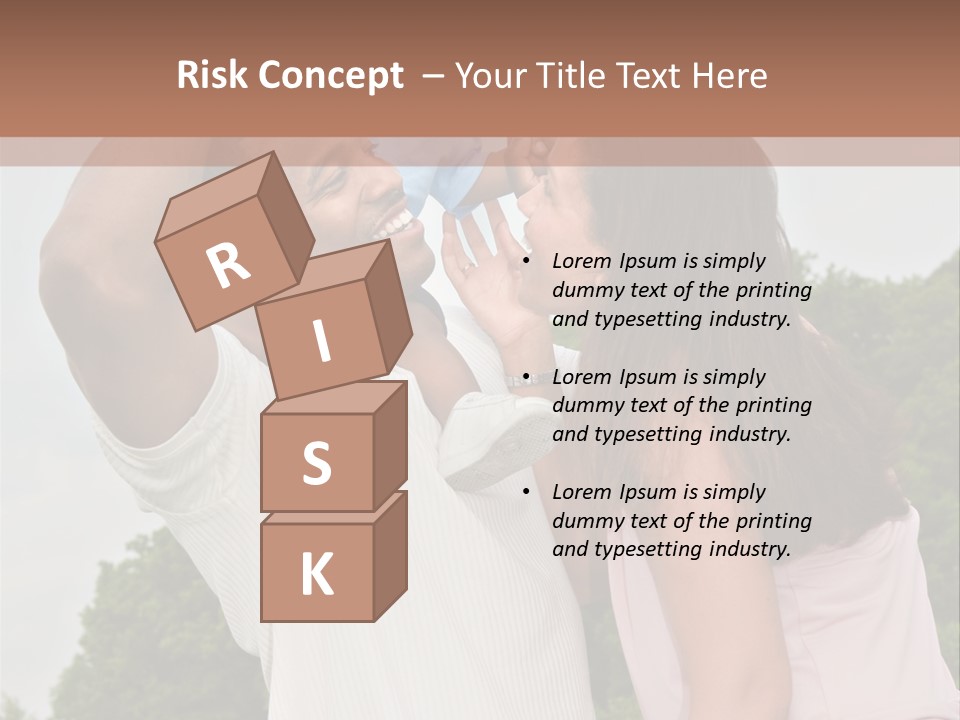 Plump Cartoon Cutout PowerPoint Template