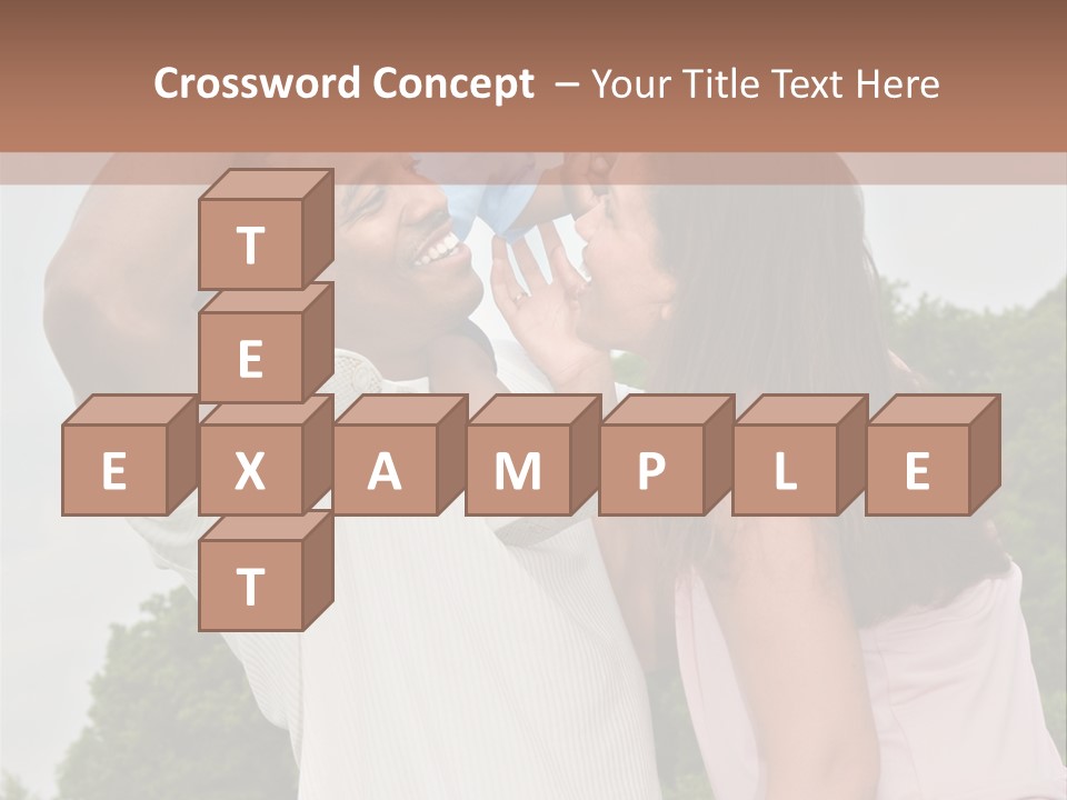 Plump Cartoon Cutout PowerPoint Template