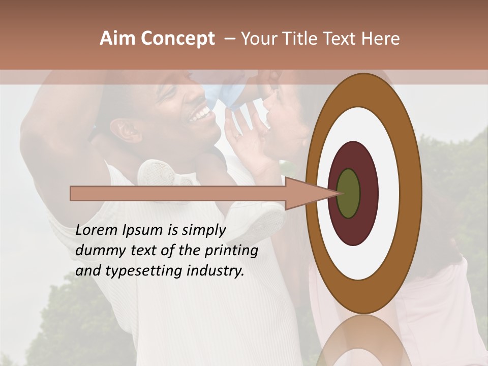 Plump Cartoon Cutout PowerPoint Template