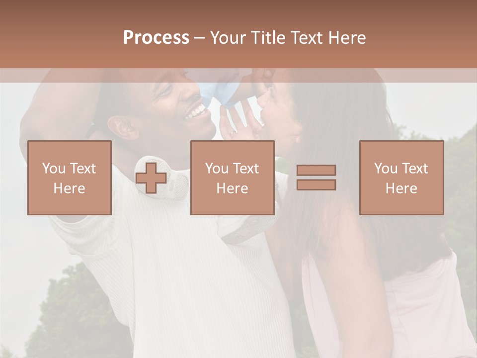 Plump Cartoon Cutout PowerPoint Template
