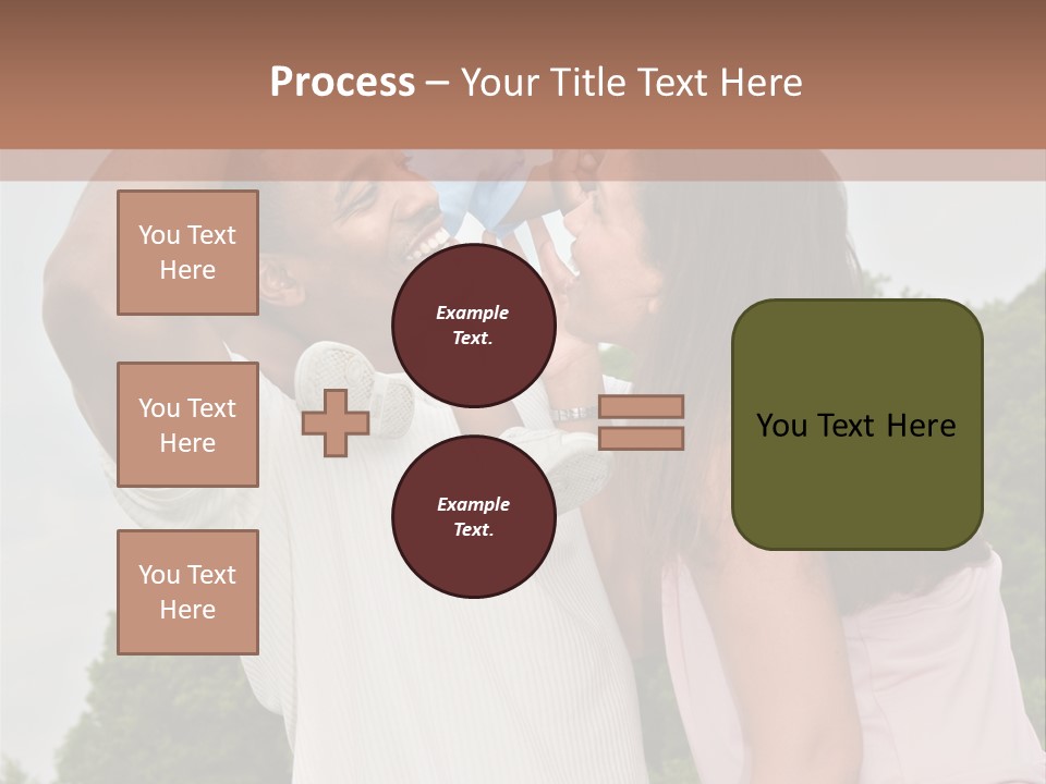 Plump Cartoon Cutout PowerPoint Template
