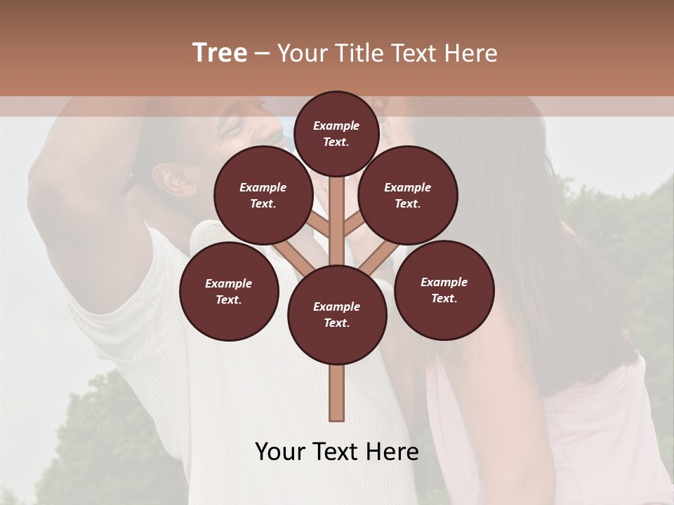 Plump Cartoon Cutout PowerPoint Template