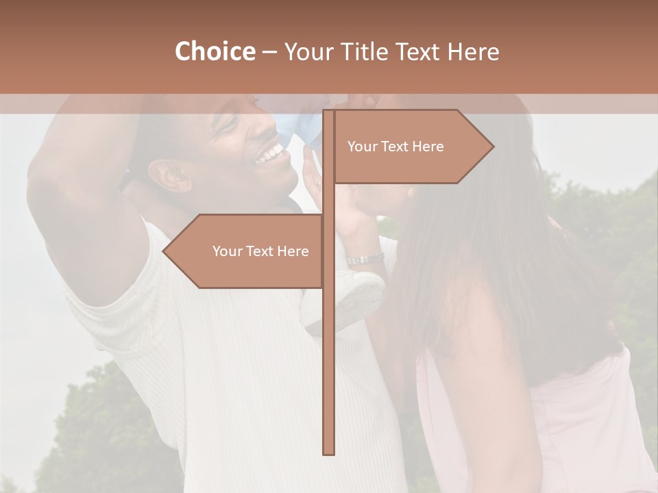 Plump Cartoon Cutout PowerPoint Template