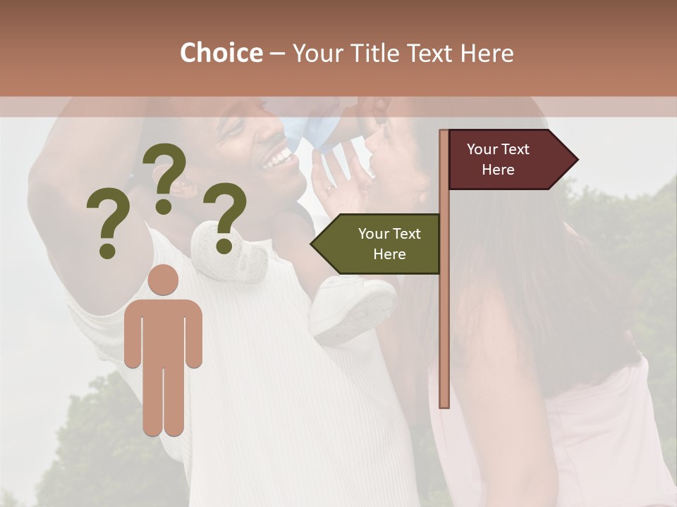 Plump Cartoon Cutout PowerPoint Template