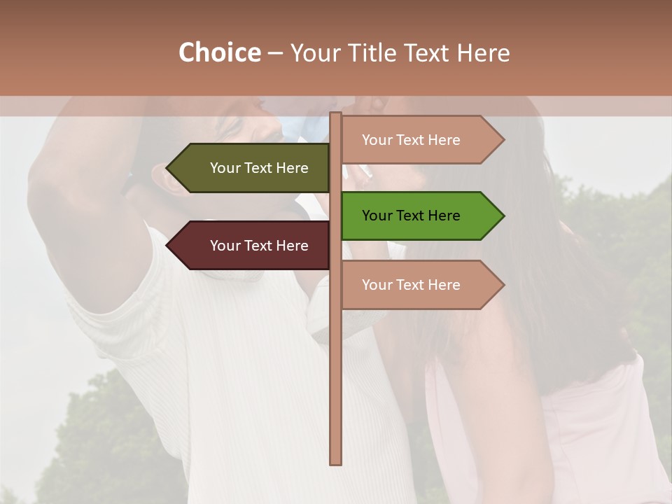 Plump Cartoon Cutout PowerPoint Template