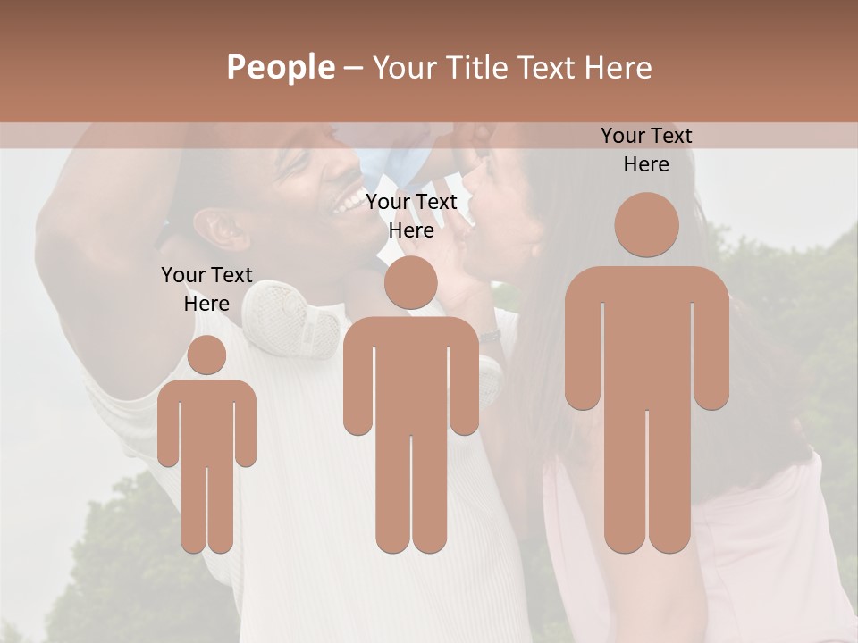 Plump Cartoon Cutout PowerPoint Template