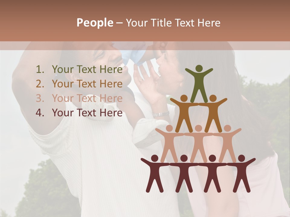 Plump Cartoon Cutout PowerPoint Template