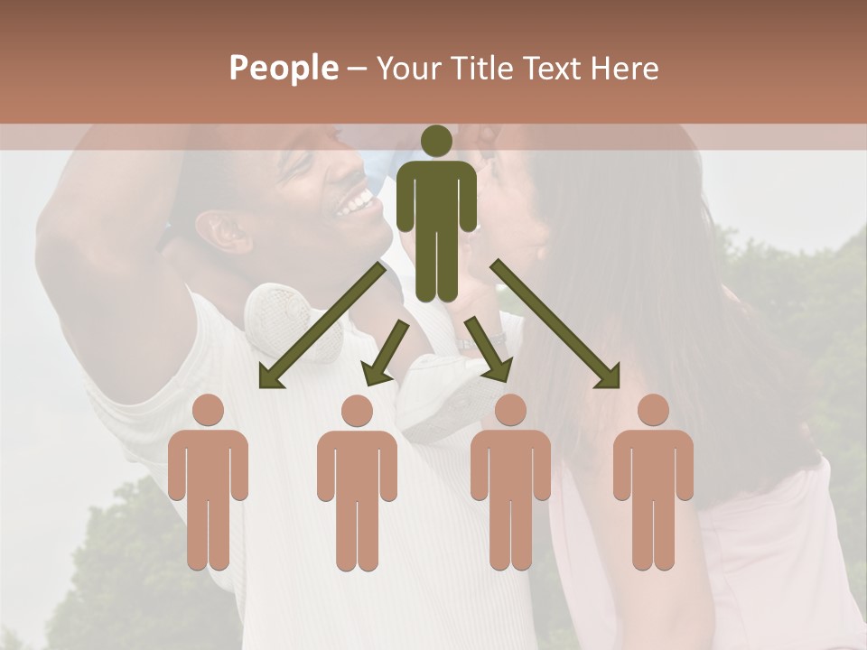 Plump Cartoon Cutout PowerPoint Template