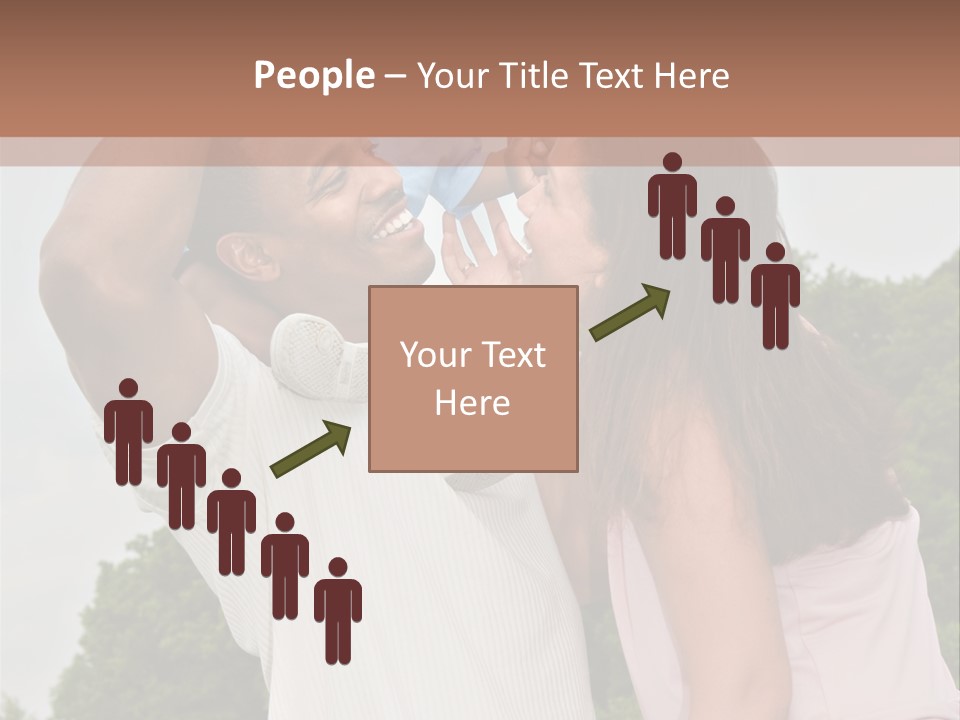 Plump Cartoon Cutout PowerPoint Template