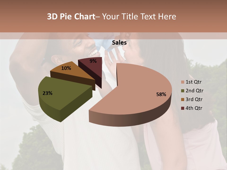 Plump Cartoon Cutout PowerPoint Template