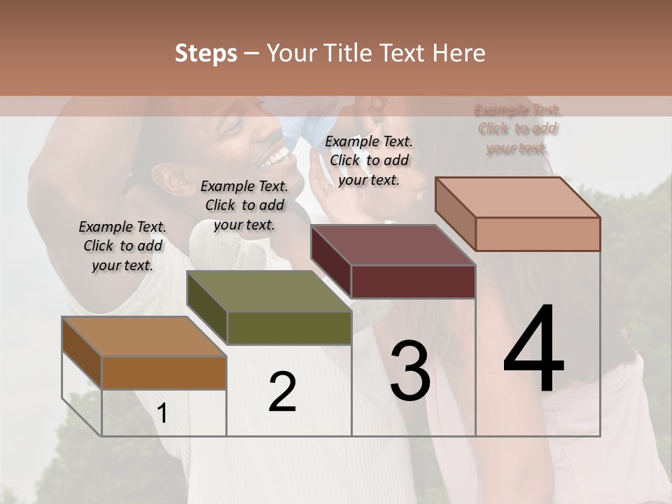 Plump Cartoon Cutout PowerPoint Template