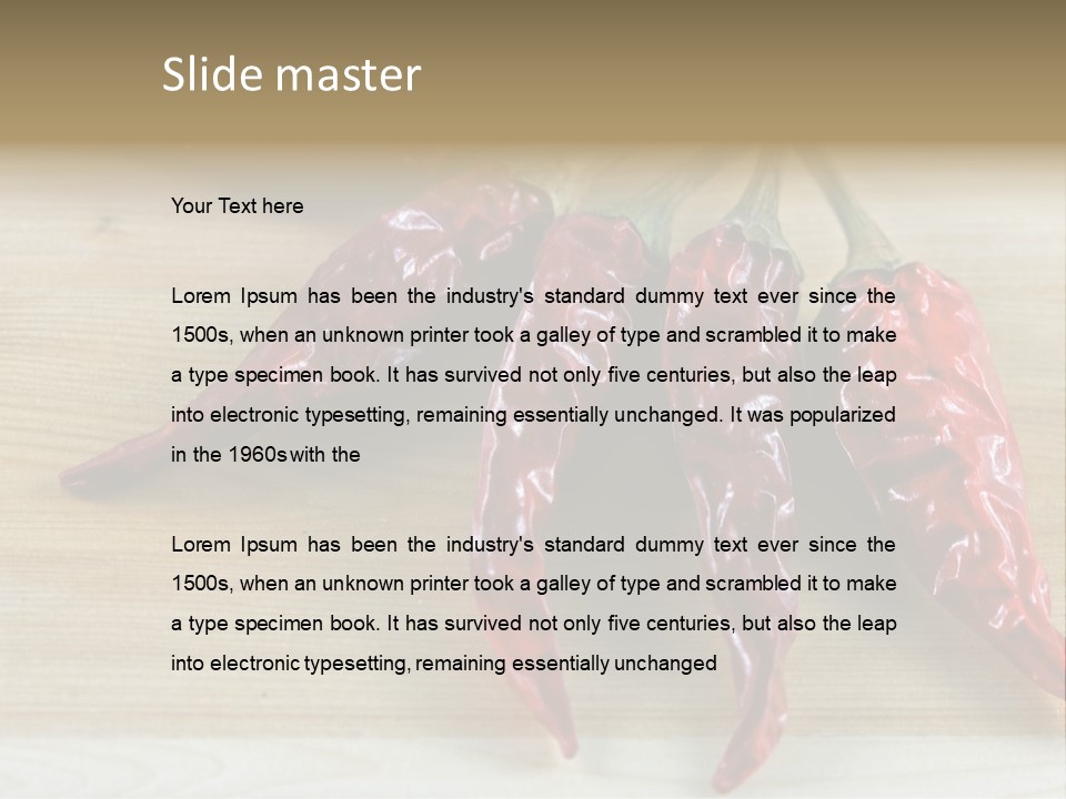 Health Drooling Clip Art PowerPoint Template