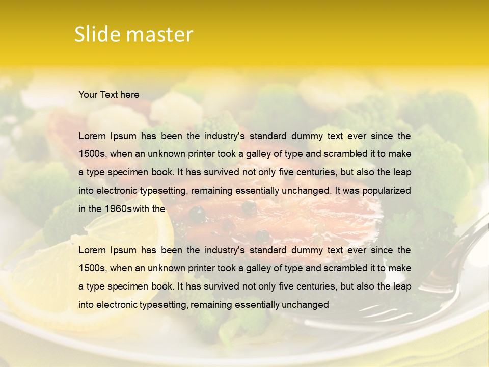 Pudgy Lifestyle Health PowerPoint Template