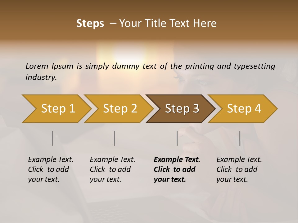 Lifestyle Young Vector PowerPoint Template