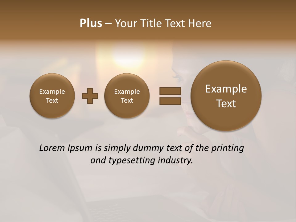 Lifestyle Young Vector PowerPoint Template