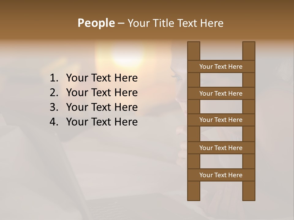 Lifestyle Young Vector PowerPoint Template