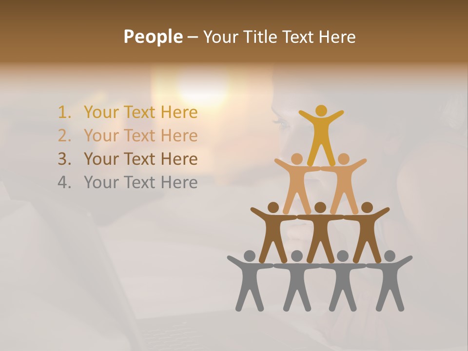 Lifestyle Young Vector PowerPoint Template