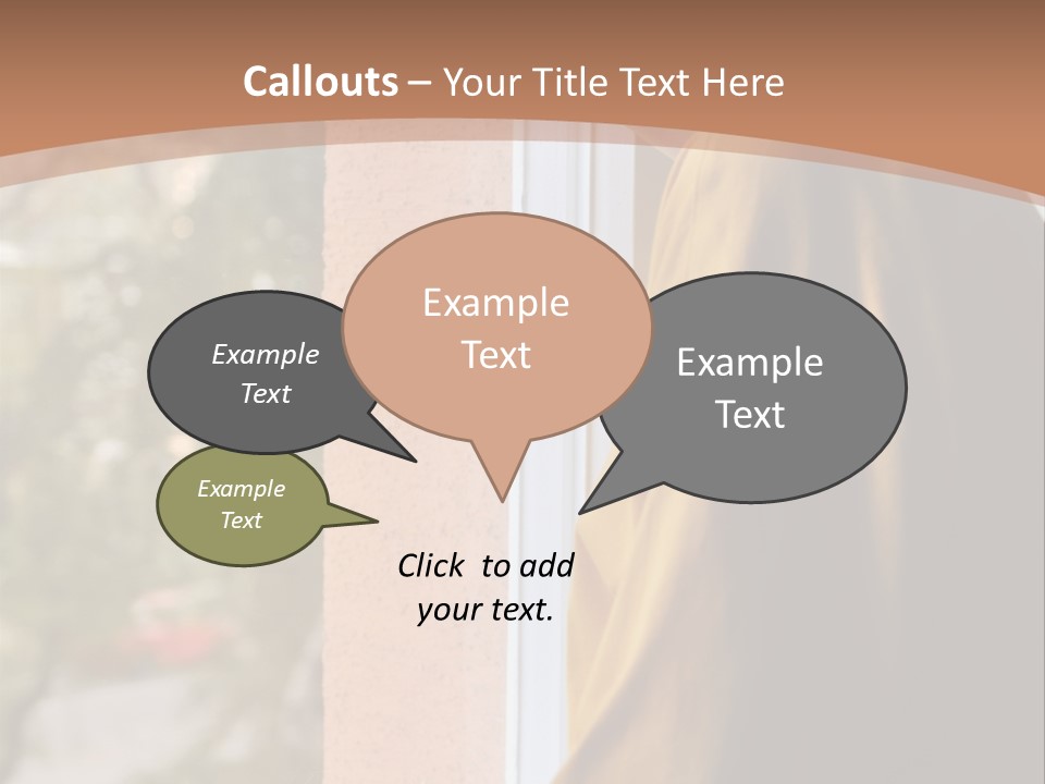 Obesity Cutout Fat PowerPoint Template