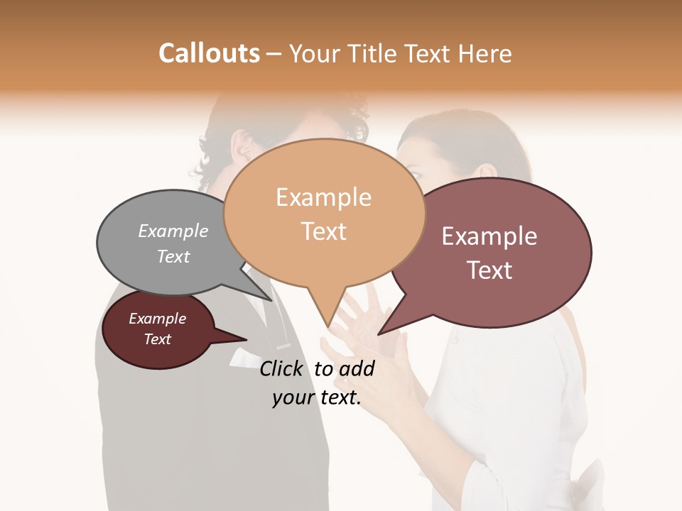 Obesity Cutout Fat PowerPoint Template
