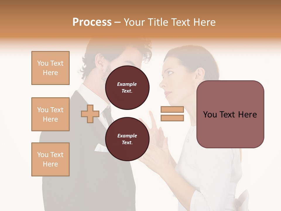 Obesity Cutout Fat PowerPoint Template