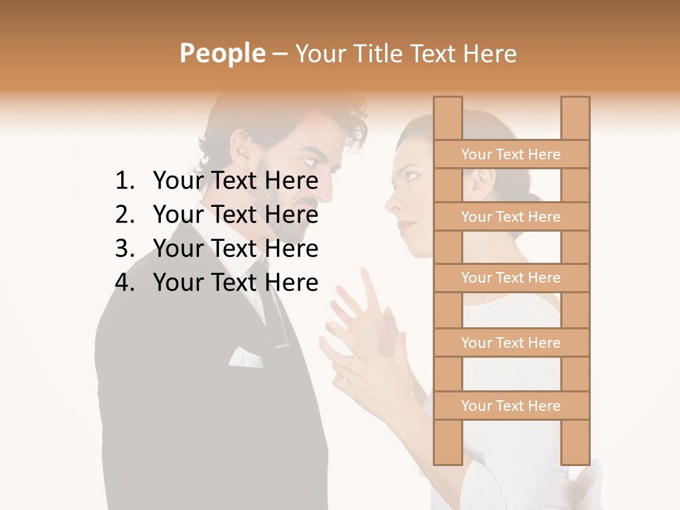 Obesity Cutout Fat PowerPoint Template