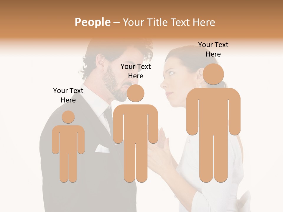 Obesity Cutout Fat PowerPoint Template