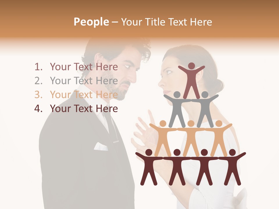 Obesity Cutout Fat PowerPoint Template