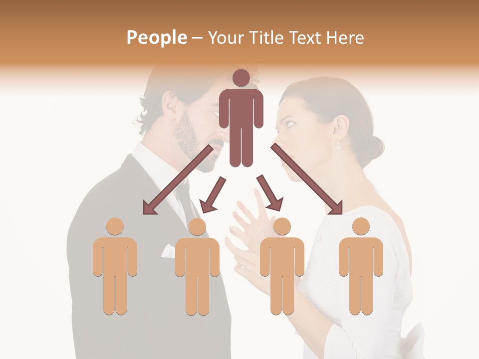 Obesity Cutout Fat PowerPoint Template