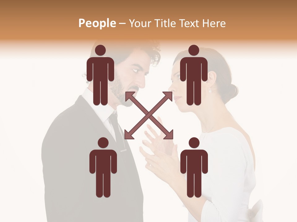 Obesity Cutout Fat PowerPoint Template