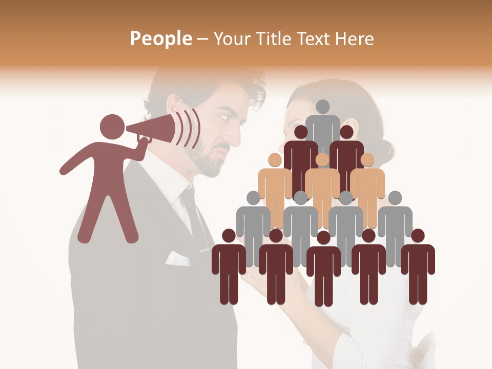 Obesity Cutout Fat PowerPoint Template