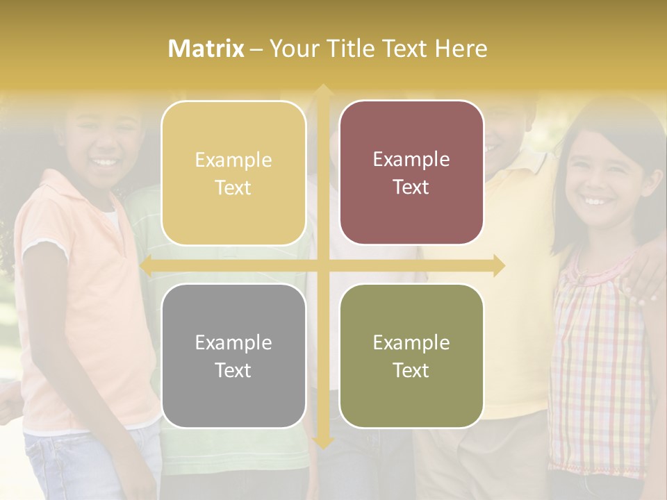 Clip Art Illustration Boy PowerPoint Template