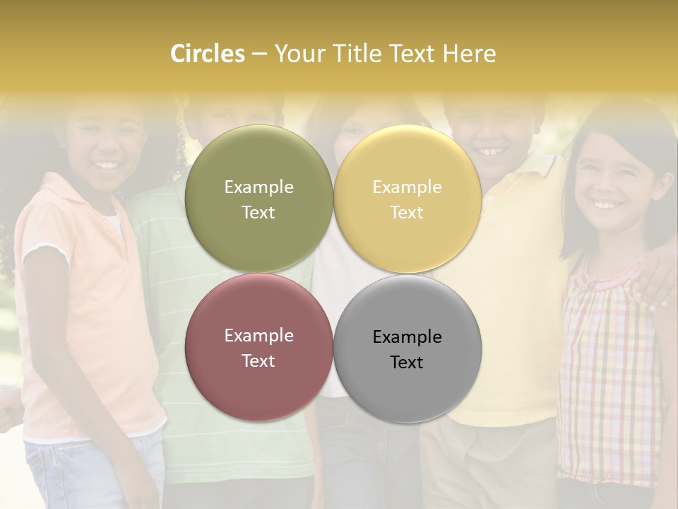 Clip Art Illustration Boy PowerPoint Template