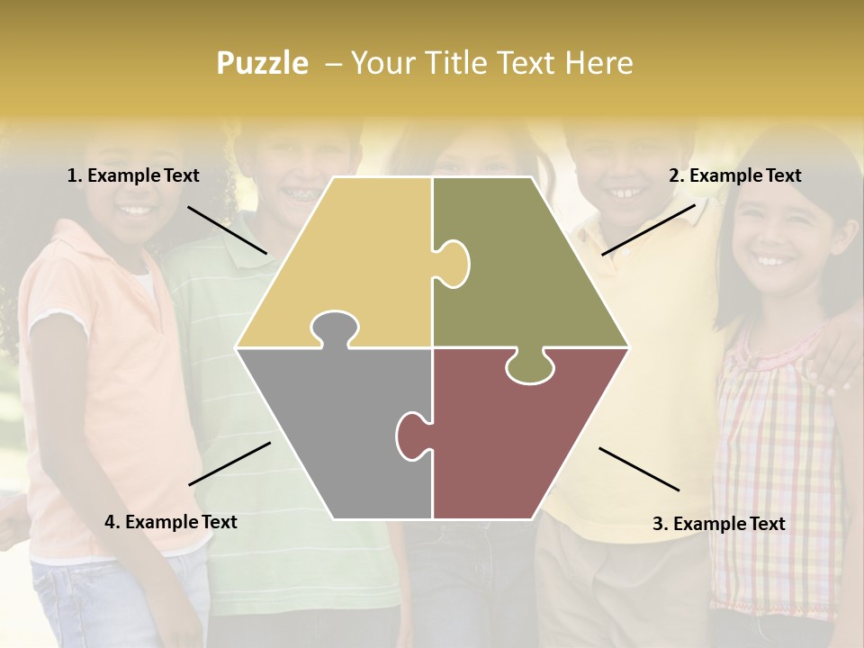 Clip Art Illustration Boy PowerPoint Template