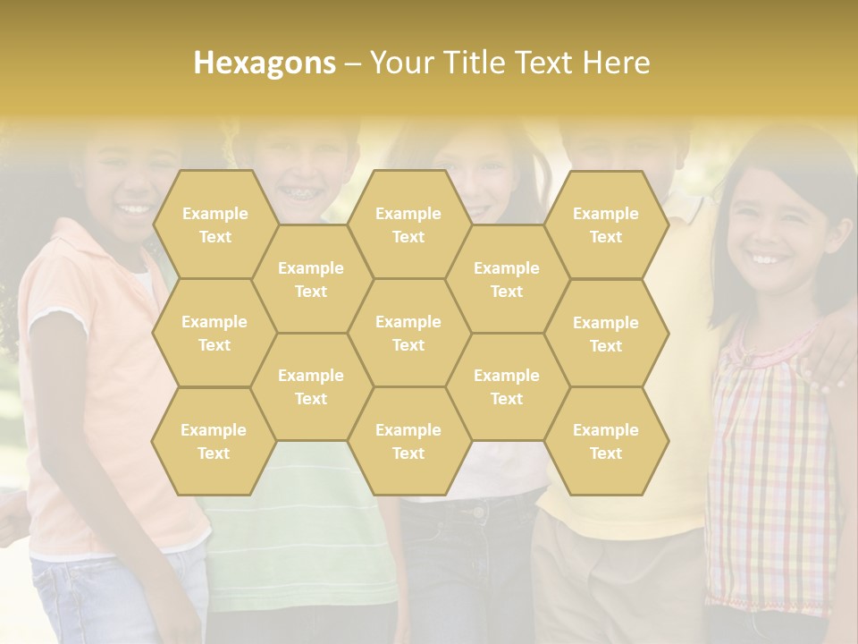 Clip Art Illustration Boy PowerPoint Template