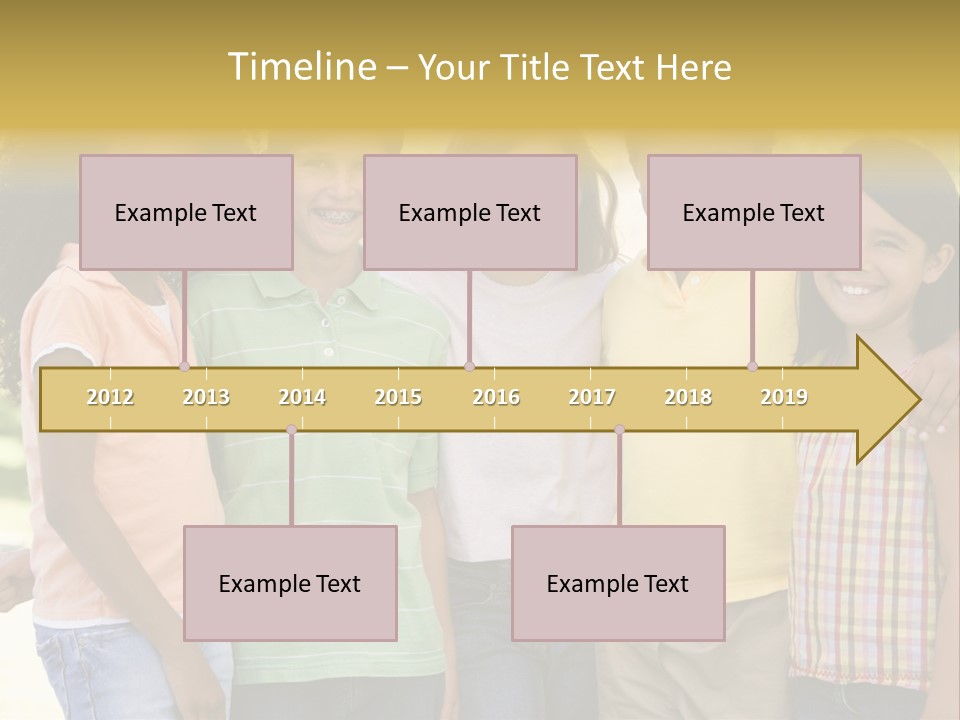 Clip Art Illustration Boy PowerPoint Template