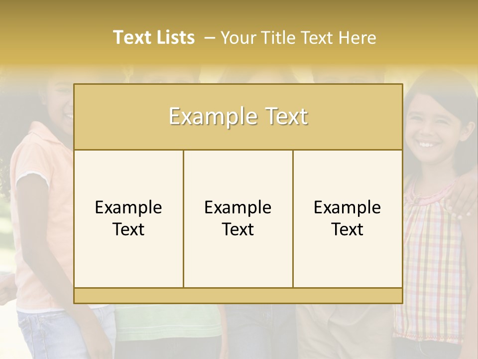 Clip Art Illustration Boy PowerPoint Template