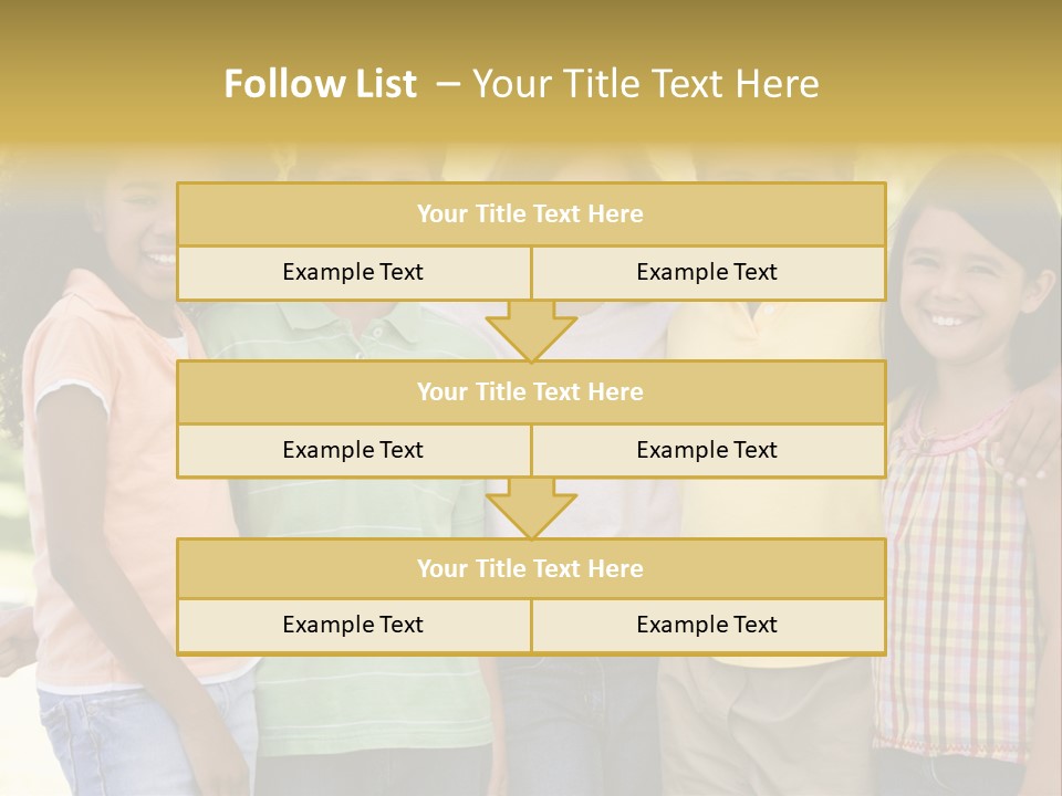 Clip Art Illustration Boy PowerPoint Template