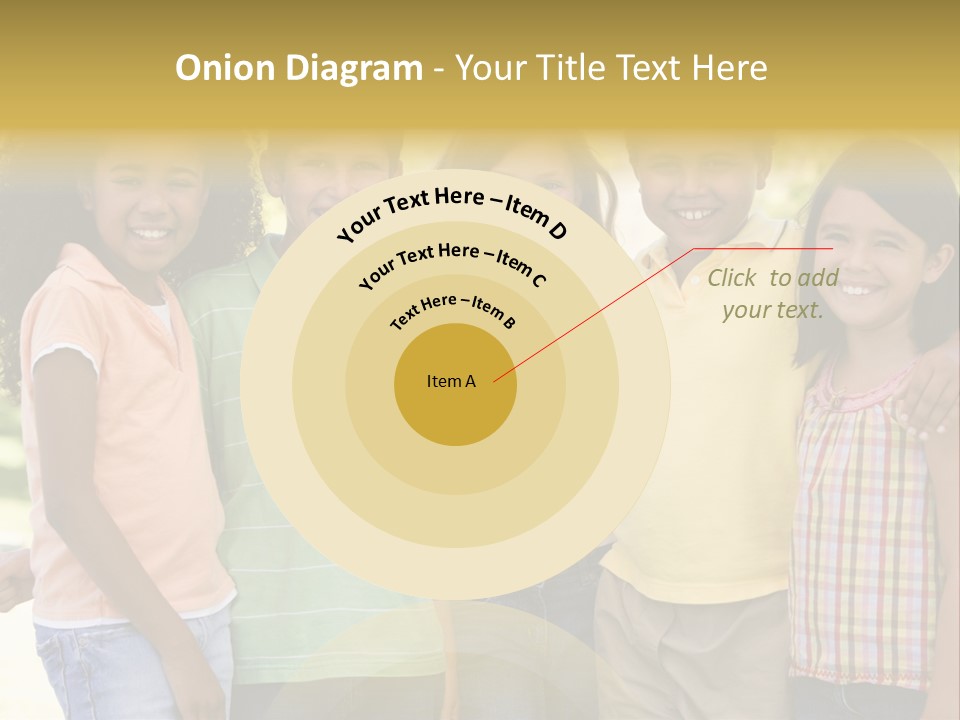 Clip Art Illustration Boy PowerPoint Template