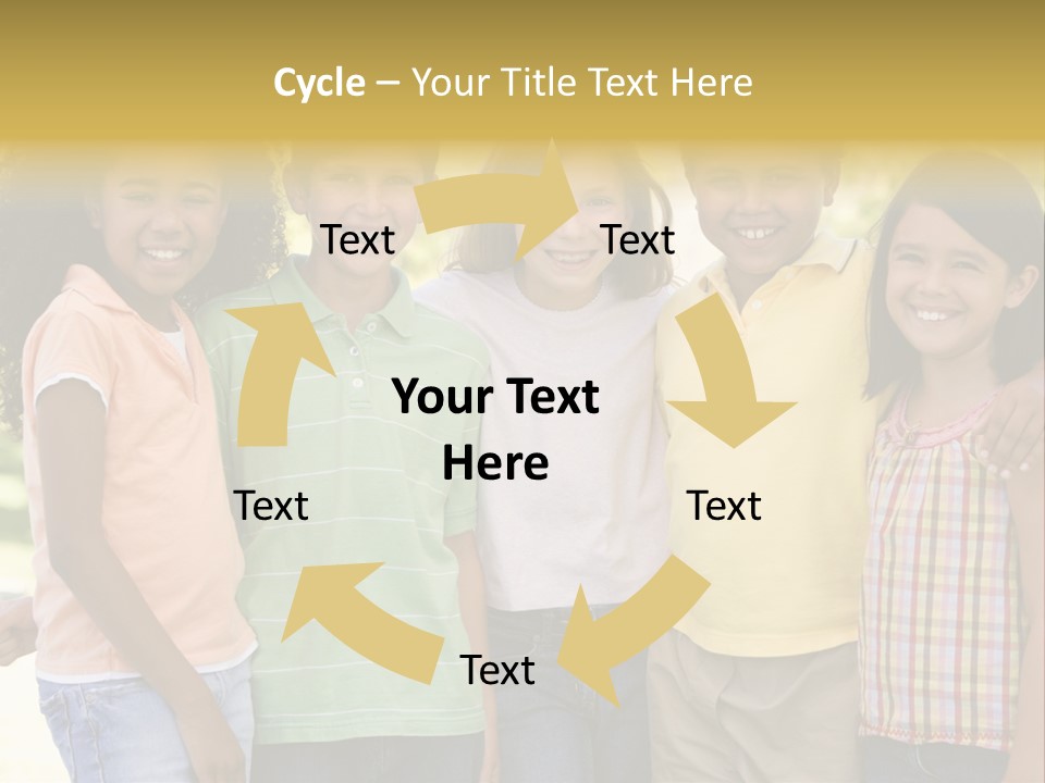 Clip Art Illustration Boy PowerPoint Template